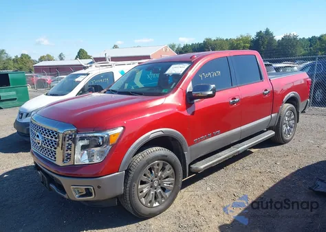 2019 Nissan Titan Sv/Platinum/Pro-4X/Platinum Reserve from USA, damaged, VIN 1N6AA1E55KN503375
